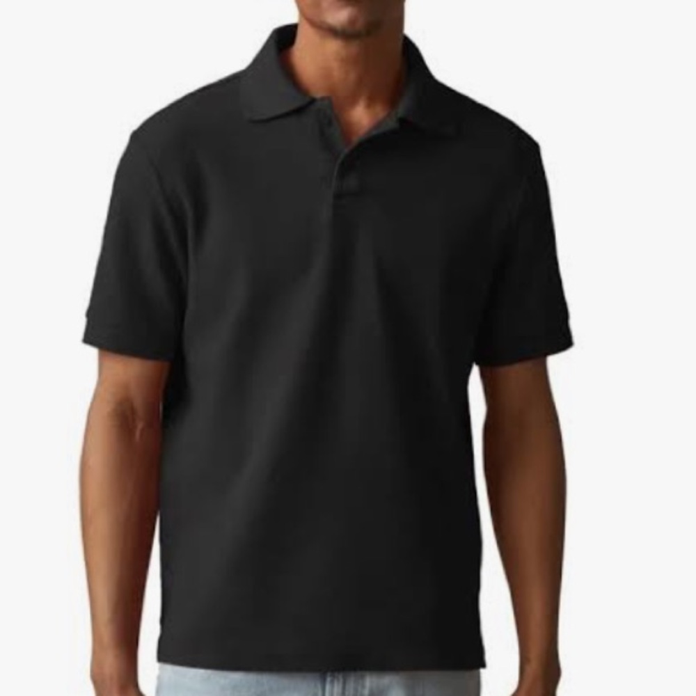 🆕 AMERICAN GIANT - MEN'S COTTON PIQUE POLO - M